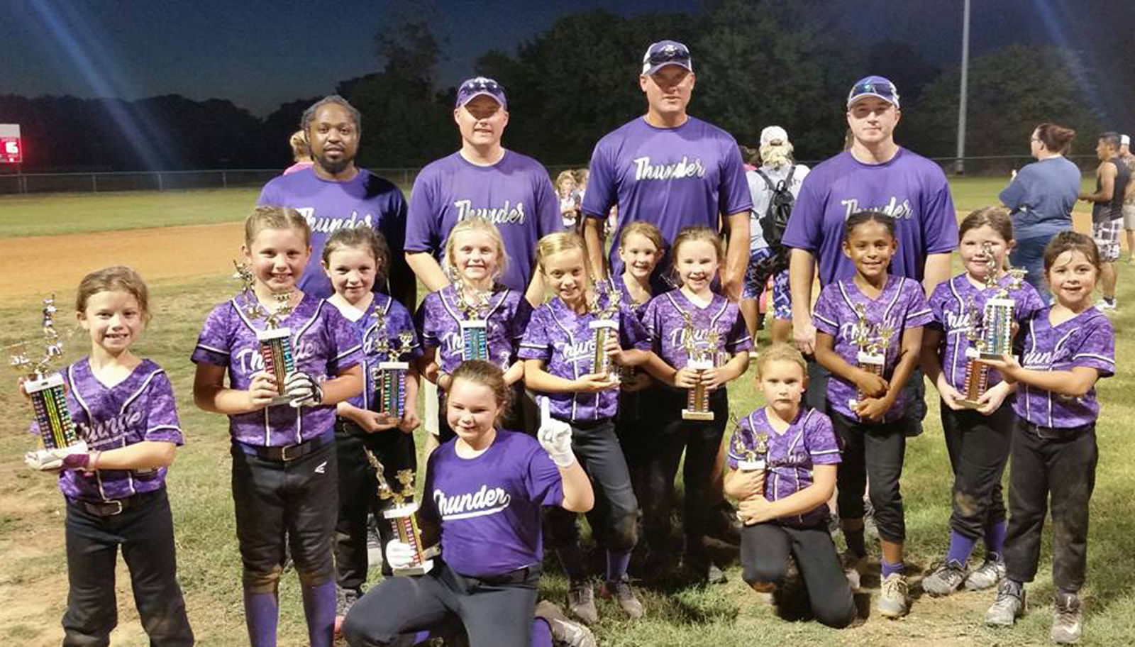 Softball: Troup Thunder still alive in 8U state tourney